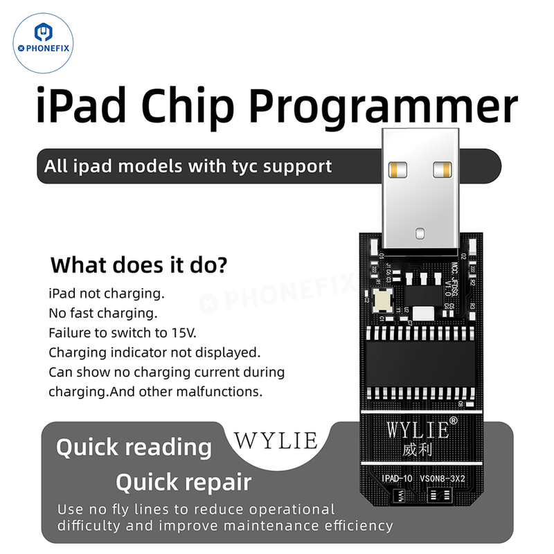 WYLIE iPad Charging Chip Unlocking Programming Tool