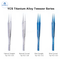 YCS Titanium Straight Curved Tweezers IC PCB Jumper Soldering