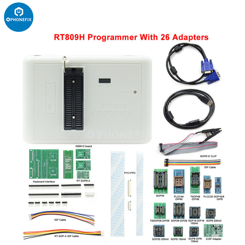 RT809H Universal Programmer for eMMC CAR DVD SMART TV BIOS