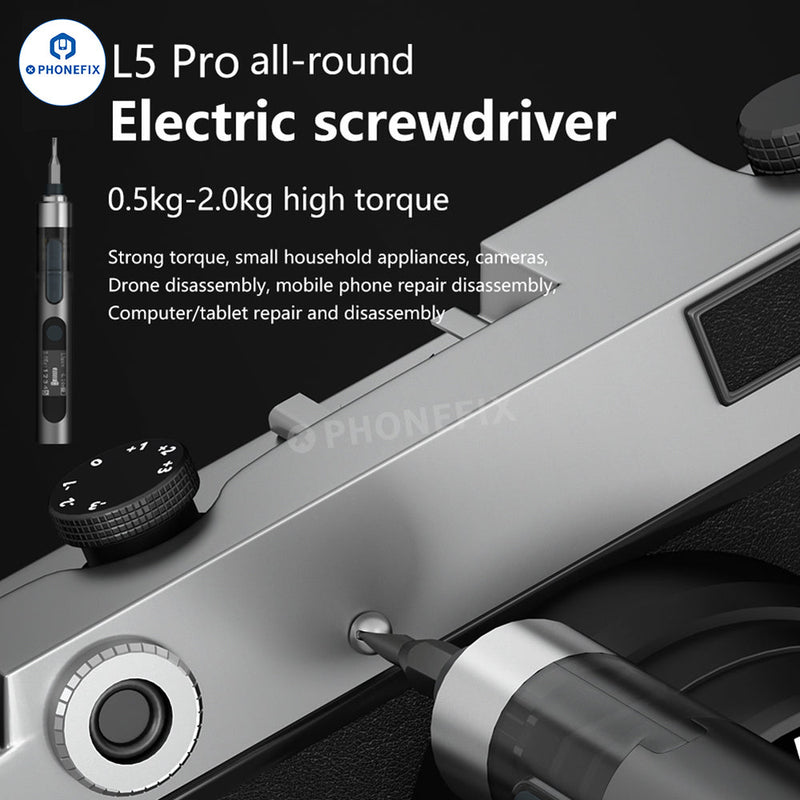 MaAnt L5 Pro Electric Screwdriver With Rotating Storage Base