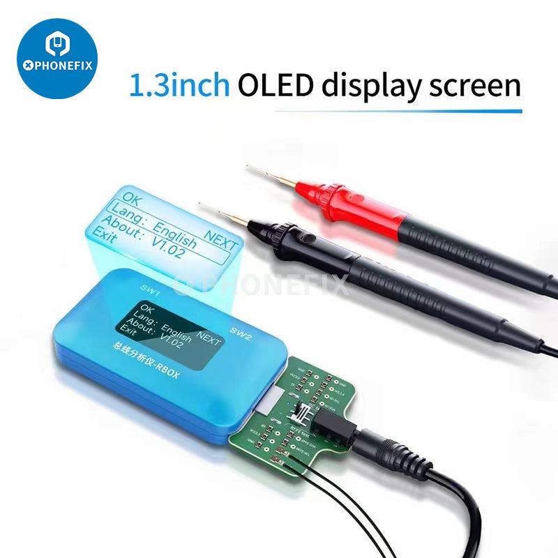 JC-ID bus analyzer RBOX for iphone signal failure points detection tool