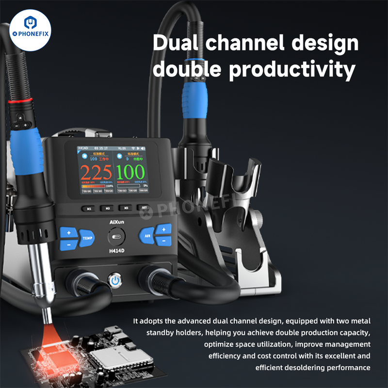 AiXun H314 Intelligent Digital Hot Air Gun Rework Station