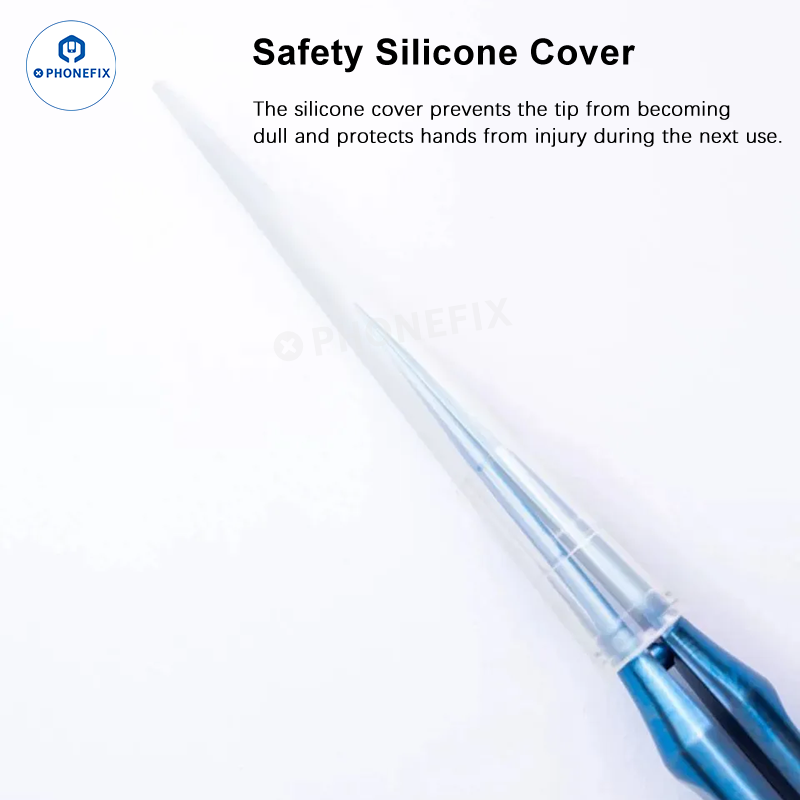 YCS Titanium Straight Curved Tweezers IC PCB Jumper Soldering