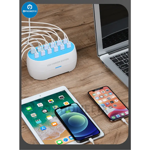 USB Intelligent Multiport Charging Dock Station For iPhone Android