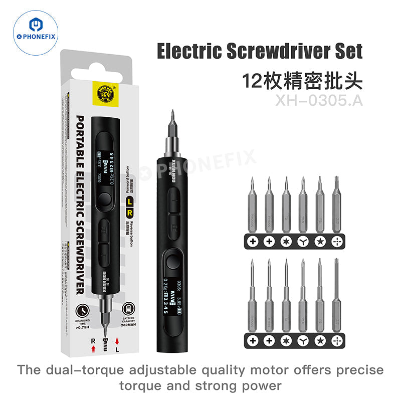 XZZ ES24 24 Bits Dual Torque Adjustable Electric Screwdriver