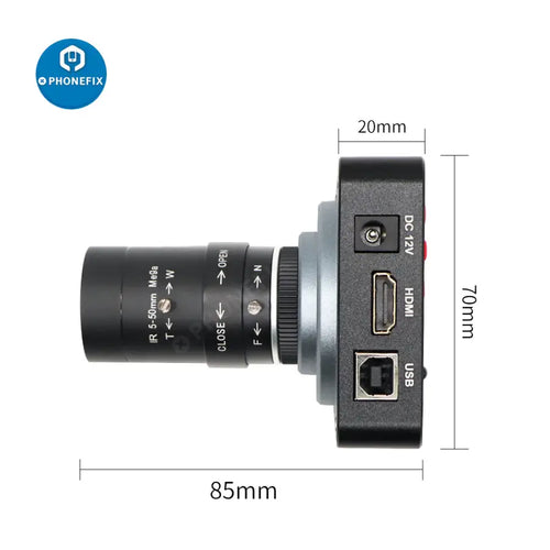 38MP HDMI Video Recording Live Stream Camera 5.0-50mm F1.6 Lens