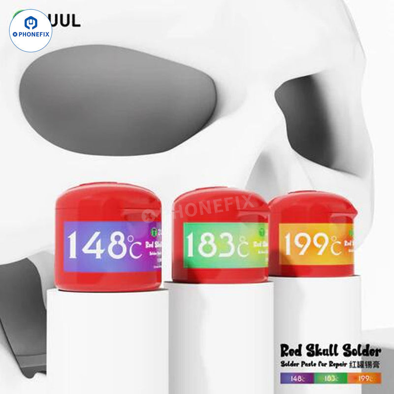 2UUL Red Skull Solder Paste PCB BGA Chip Soldering Repair