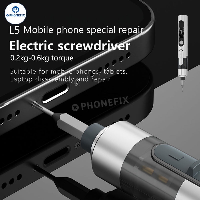 MaAnt L5 Pro Electric Screwdriver With Rotating Storage Base