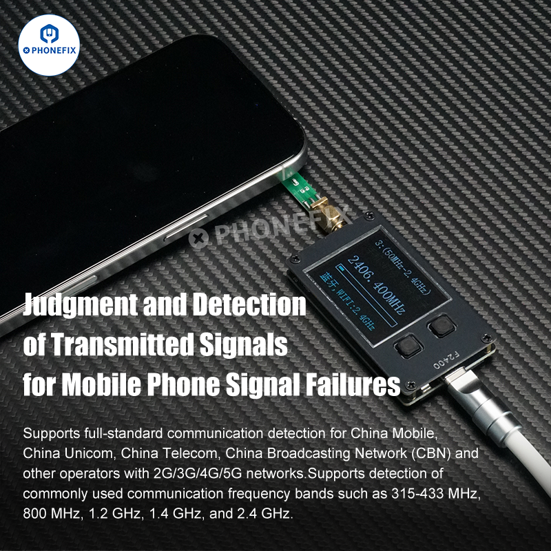 F2400 Signal Frequency Tester for Car Remote Keys Phones Fault Diagnosis