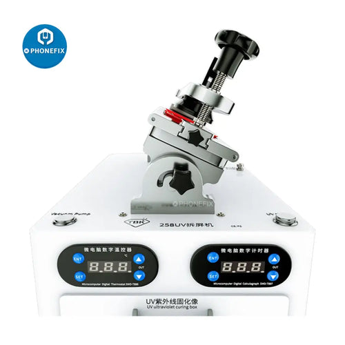 Rotatable TBK 258 UV LCD Screen Frame Housing Separator With UV Curing