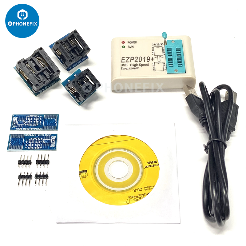 EZP2019+ SPI Programmer 24 25 93 EEPROM Flash BIOS Read Write Tool