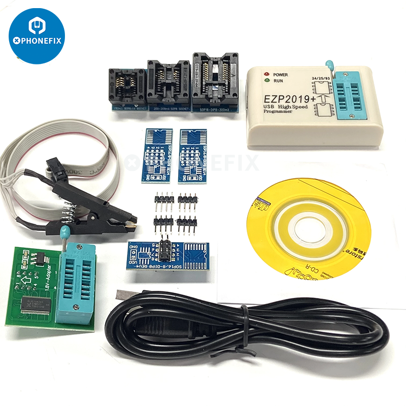 EZP2019+ SPI Programmer 24 25 93 EEPROM Flash BIOS Read Write Tool