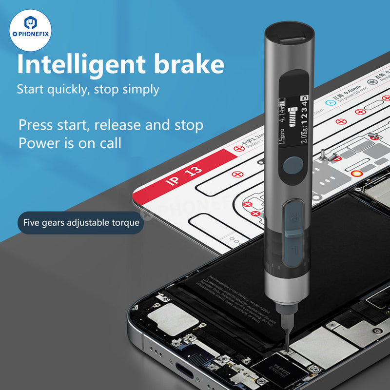 MaAnt L5 Pro Electric Screwdriver With Rotating Storage Base