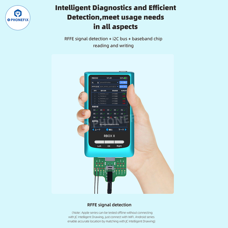 JCID RBOX2 Bus Analyzer For Phone Signal Failure Detection