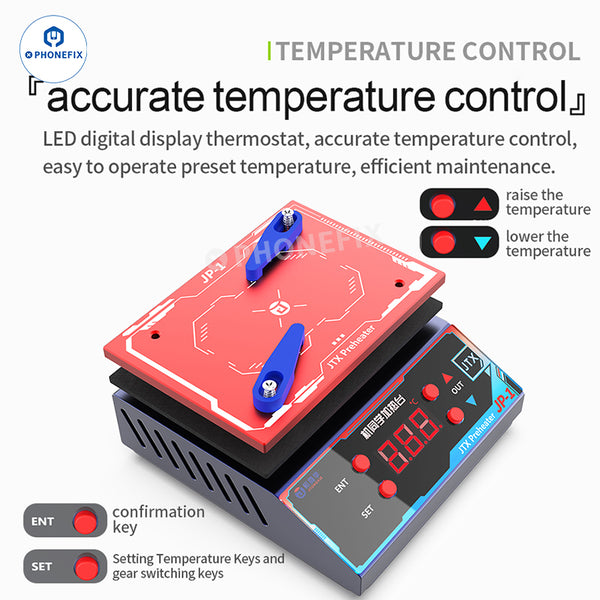 JTX JP-1 Preheating Platform Phone CPU Layering Glue Removal