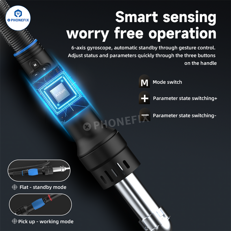 AiXun H314 Intelligent Digital Hot Air Gun Rework Station