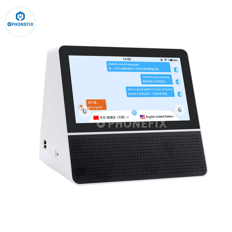 RK-X7 Portable Multi Language Dual Screen Translator Machine