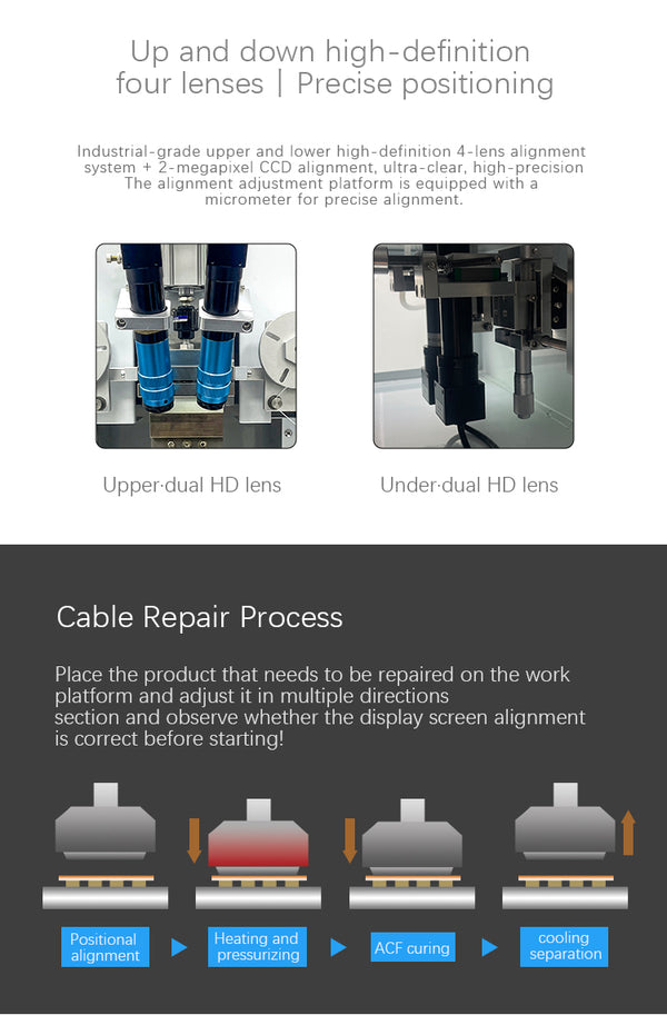 TBK COF COP Screen Flex Cable Bonding Machine Phone Repair Tool