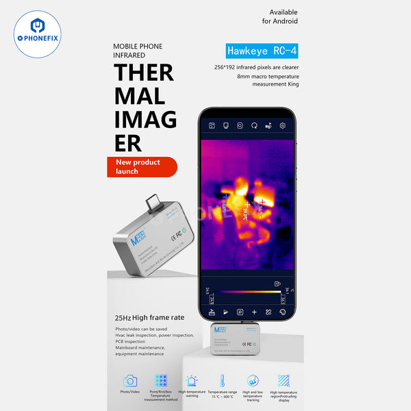 Hawkeye RC-4 Infrared Thermal Imager Phone PCB Failures Diagnosis
