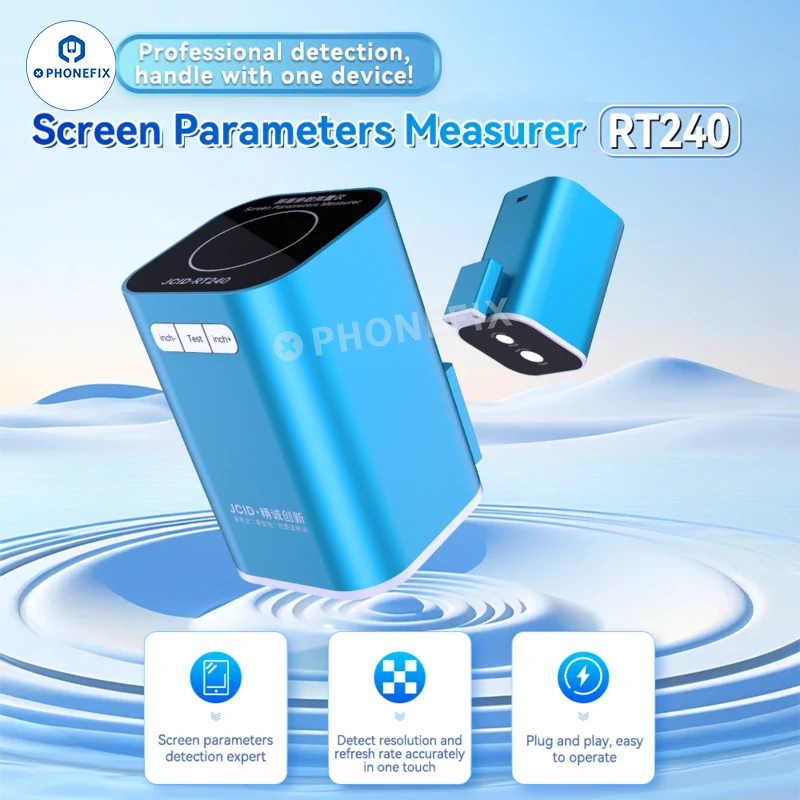 JCID RT240 Screen Parameters Measurer Resolution Refresh Rate  Detection