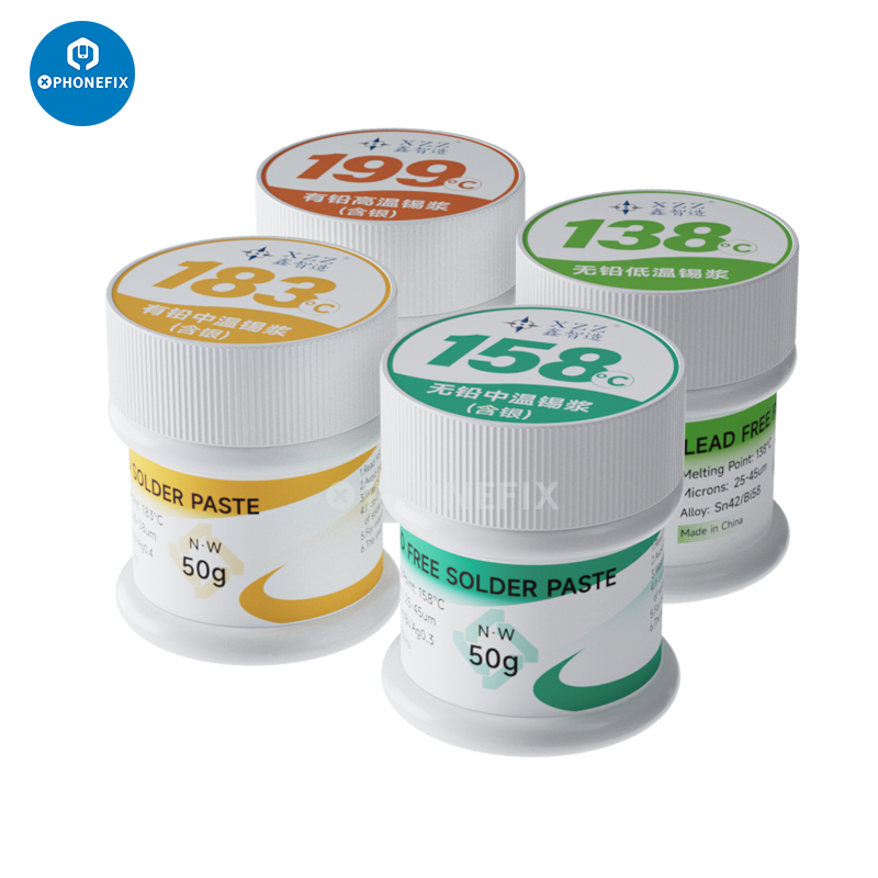 XZZ Lead Free Tin Paste Flux 138/158/183/199℃