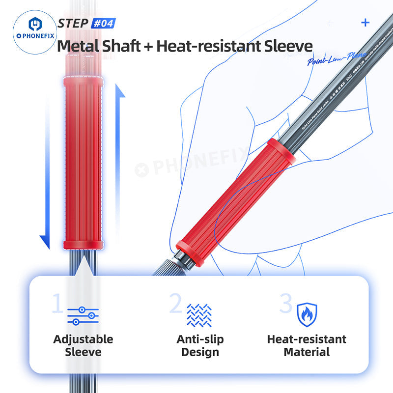QianLi Double-ended Clamping Handle Dot-Line-Plane Blade
