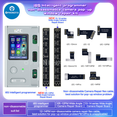 i2C i6 Programmer Original Screen True Tone repair For iPhone 8-13 Pro Max