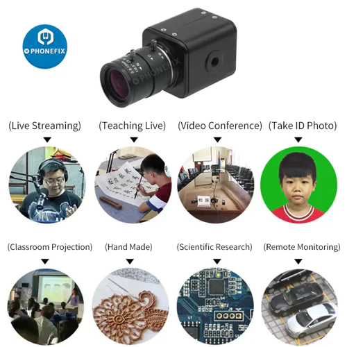 2.0MP CMOS industrial Live Streaming HDMI Camera 2.8-12mm  Lens