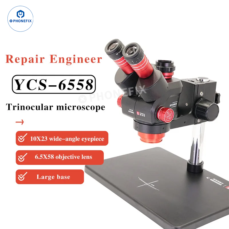 ボニック YCS Mechanic 6558X 7050X Trinocular Zoom Stereo Microscope