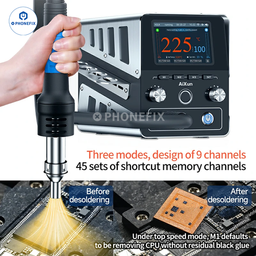 AiXun H314 Intelligent Digital Hot Air Gun Rework Station