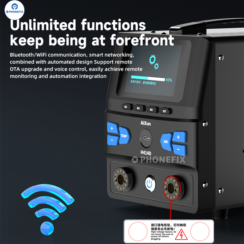 AiXun H314 Intelligent Digital Hot Air Gun Rework Station