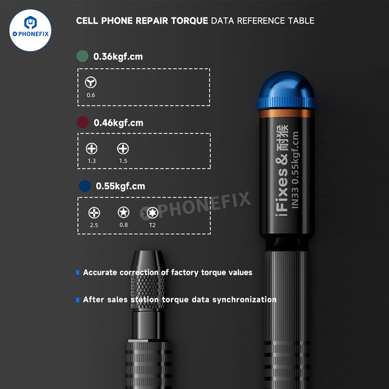 iN33 Torque Screwdriver For iPhone 17 Air 17 Pro Max Repair