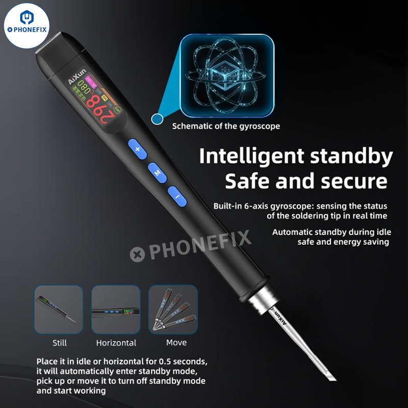 AiXun T208 Portable Electric Wireless Soldering Iron