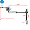 Adjustable Articulating Arm Pillar Clamp Bracket Holder Microscope Stand