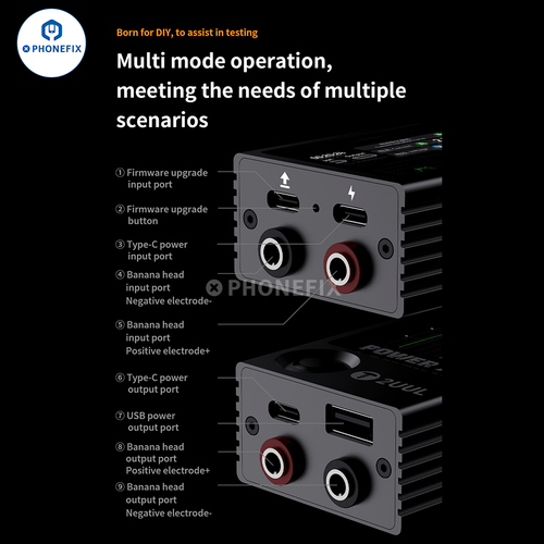 2UUL POWER X Real-time Voltage Current Display Tester