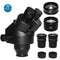 Cap de microscop stereo cu zoom trinocular 3.5X-90X simul-focal