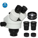 Cap de microscop stereo cu zoom trinocular 3.5X-90X simul-focal