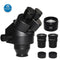 Cap de microscop stereo cu zoom trinocular 3.5X-90X simul-focal