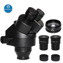 Cap de microscop stereo cu zoom trinocular 3.5X-90X simul-focal