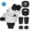 Cap de microscop stereo cu zoom trinocular 3.5X-90X simul-focal