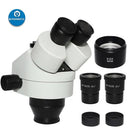 Cap de microscop stereo cu zoom trinocular 3.5X-90X simul-focal