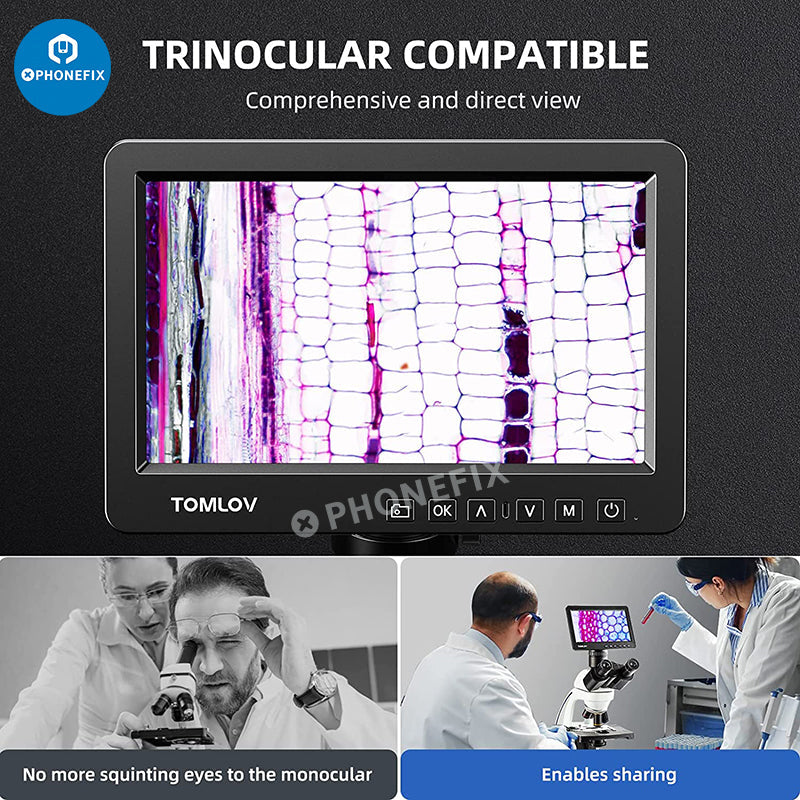 16MP LCD Digital DM201M Integrated Microscope with Multimeter