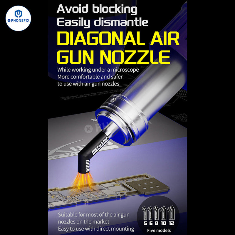 iPhone X XS MAX Motherboard Heat Gun Nozzle Sleeve for QUICK 861DW