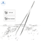 YCS Precision Tweezers AK-00 01 BGA SMD Chip Clamping Tool