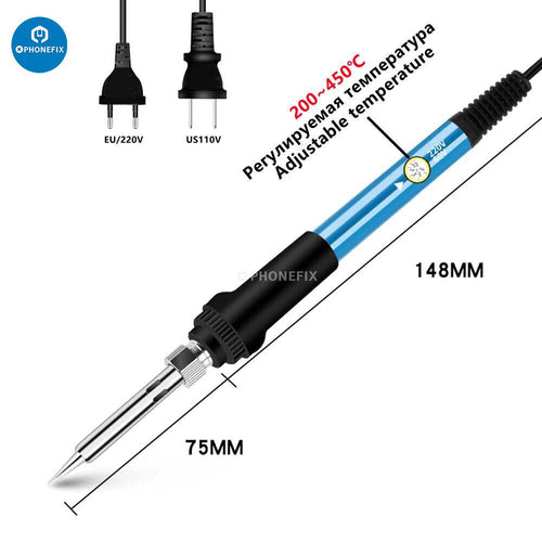 Soldering Iron Heating scraper Phone Glass back cover UV Glue removal tool