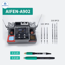 AIFEN A902 Intelligent Double Soldering Station With C210 C245 C115 Handle