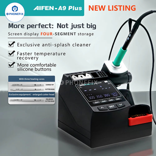 AIFEN A9 Plus 120W BGA Soldering Station C210 C245 C115 Iron Tips