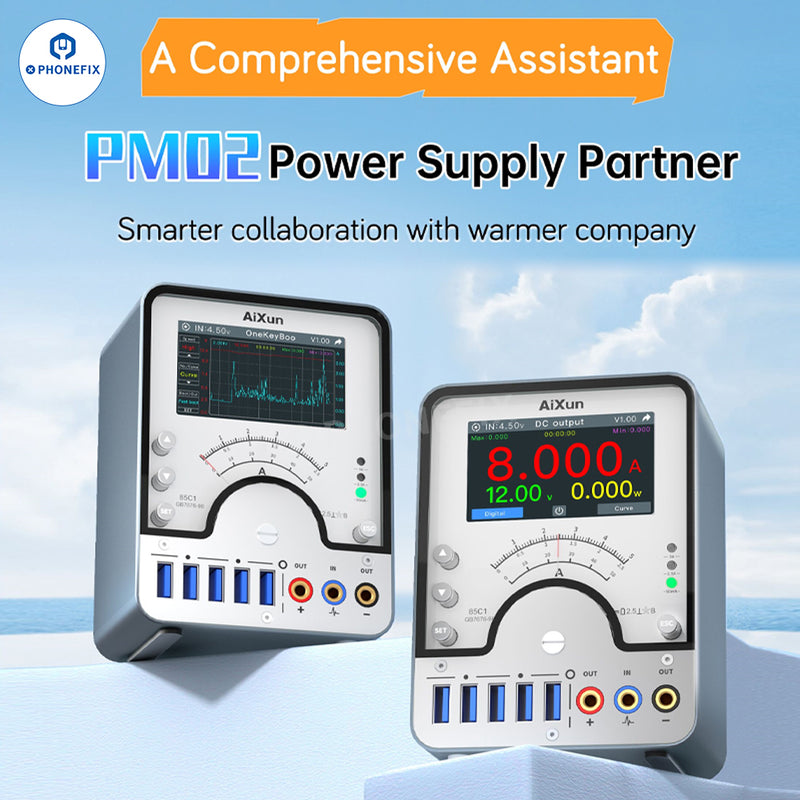 AiXun PM02 Intelligent Digital Display DC Voltage Regulated Power Supply