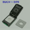 BGA24 to DIP8 Flip Read Write Burn In Testing Socket