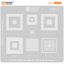 Amao Car Audio Navigation GPS Control IC BGA Reballing Stencils CAR1-CAR7